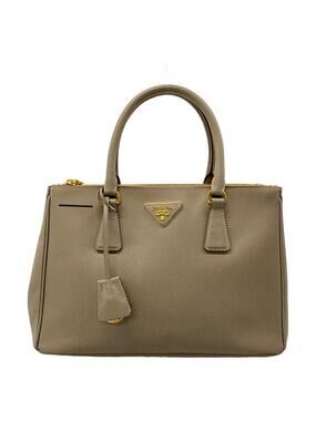 Prada Galleria Gray Leather Handbag #363683P13B
